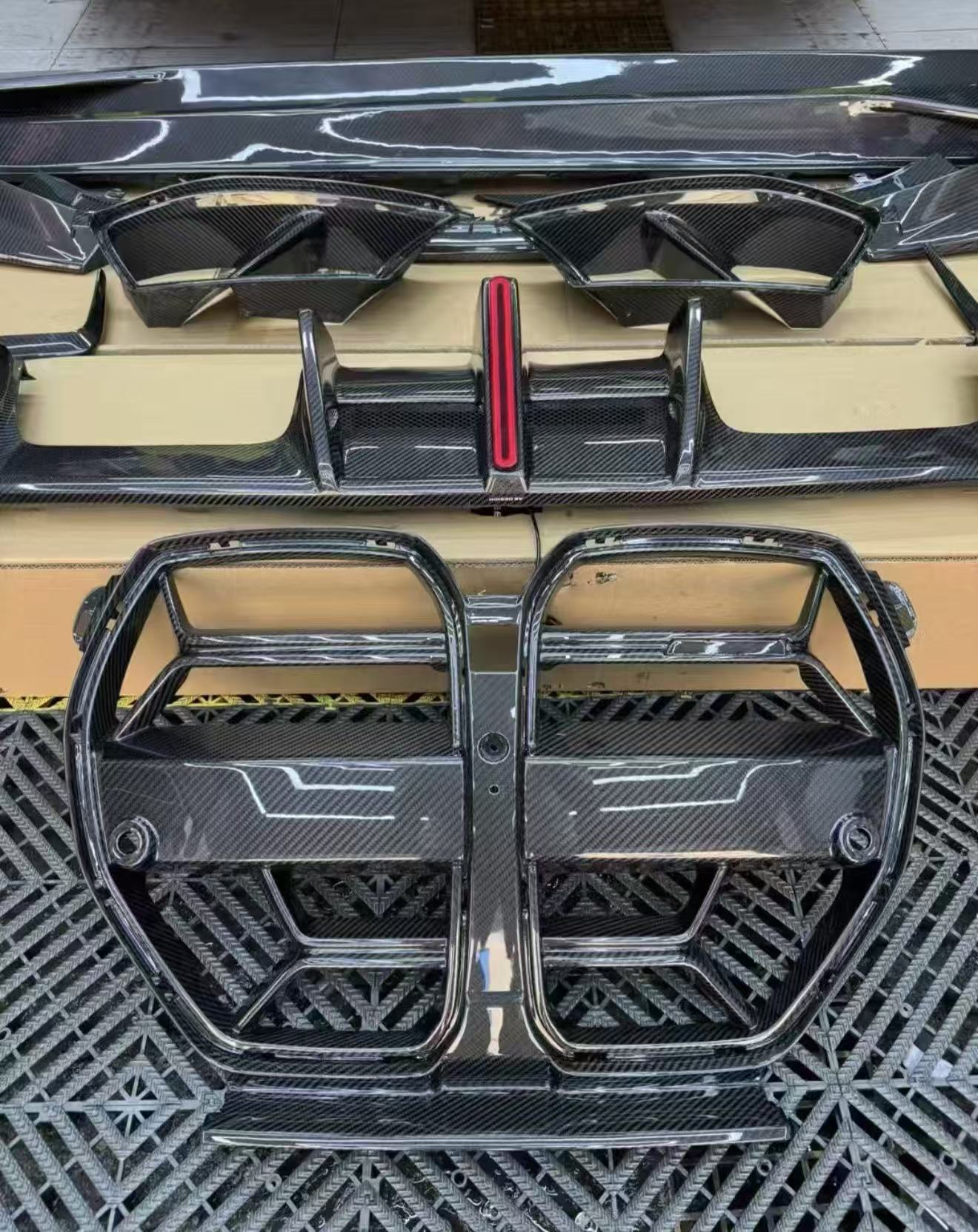 Carbon-fibre upgrade components