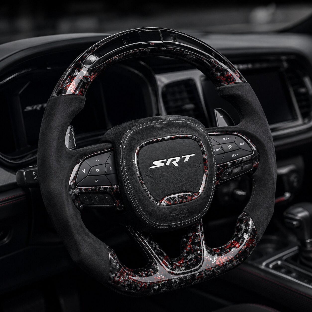 Custom steering wheel